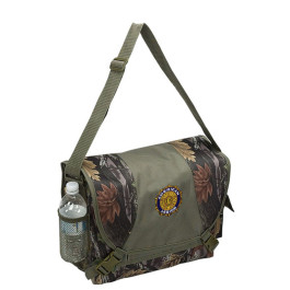 Monogrammed Camo Laptop Messenger