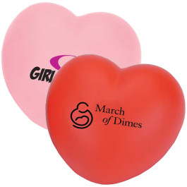 Custom Logo Heart Stress Reliever