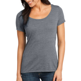 District Made - Ladies Textured Scoop Tee