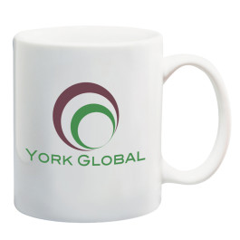 Printed 11 oz. White Ceramic Mug