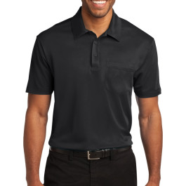 Port Authority Silk Touch Performance Pocket Polo