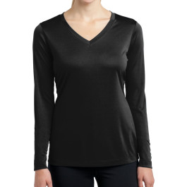Sport-Tek Ladies Long Sleeve V-Neck PosiCharge Competitor