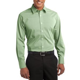 Port Authority Fine Stripe Stretch Poplin Shirt