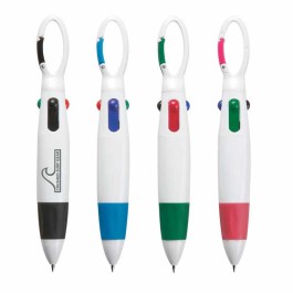Printed Quatro Carabiner Pen