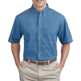 Port & Company - Short Sleeve Value Denim Shirt