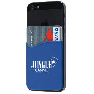 Custom Silicone Phone Wallet With Adhesive Backing