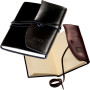 Printed Americana Leather-Wrapped Journal | Silkletter