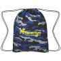 Reflective Camo Drawstring Sports Pack