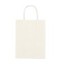 Kraft Paper White Shopping Bag - 8" x 10-1/4"