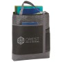 Chrome Non-Woven Zipper Convention Tote