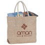 Herringbone Jute Tote