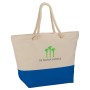 12 oz. Zippered Cotton Rope Tote