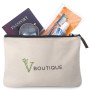 Avery Cotton Zippered Pouch