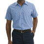 Red Kap - Short Sleeve Striped Industrial Work Shirt (Apparel)