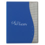 Monogrammed Wave 8.5" X 11" Portfolio Open_and_Printed