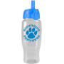 Custom Printed 27 oz. Poly-Pure Bottle with Flip Straw Lid
