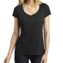 District Made Ladies Shimmer V-Neck Tee (Apparel)