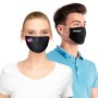 Standard Flat Cotton Face Mask With Pocket For Filter Insert