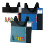 Promotional Color Block ID Convention Tote