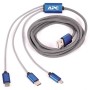 2 Meter Eclipse 3-in-one Charging Cable