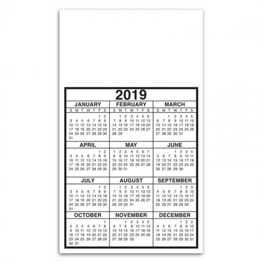 Standard Portrait Custom Calendar Magnet