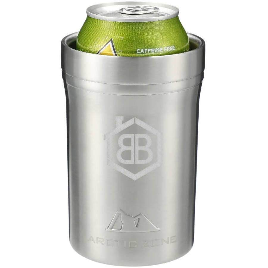Gray Can Koozies Insulated Beverage Holders W/one Color 