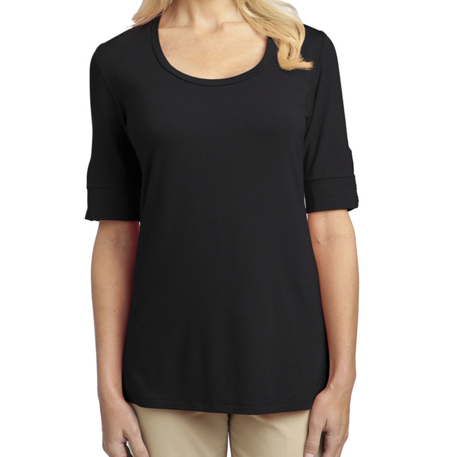 Port Authority Ladies Concept Scoop Neck Shirt (Apparel)