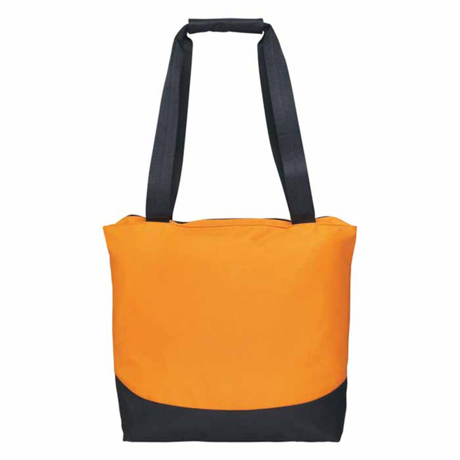 Monogrammed Curve Tote Bag