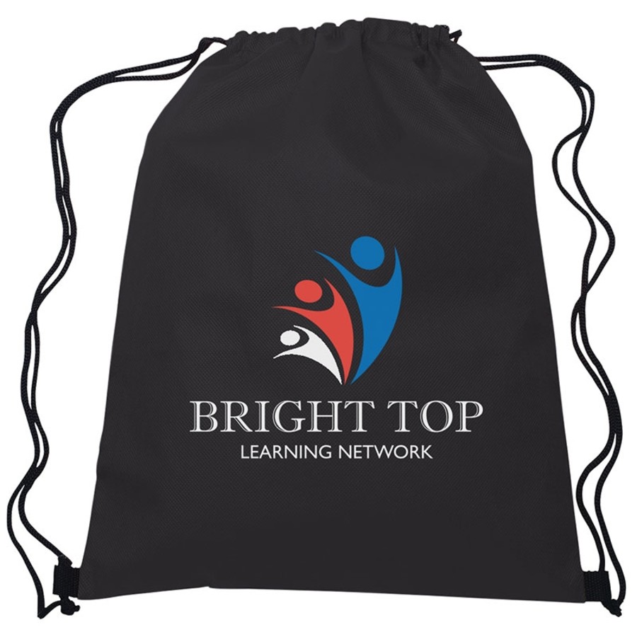 150 Personalized Nonwoven Drawstring Backpack Printed with your Logo or Message 