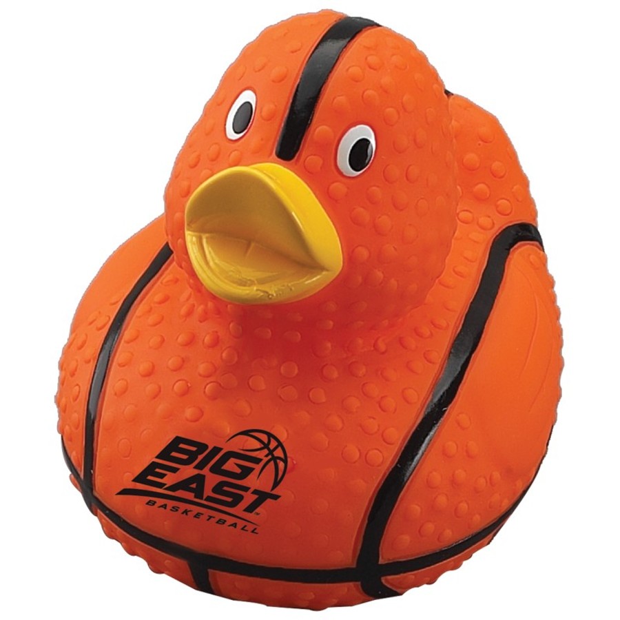 Printed Basketball Rubber Duck