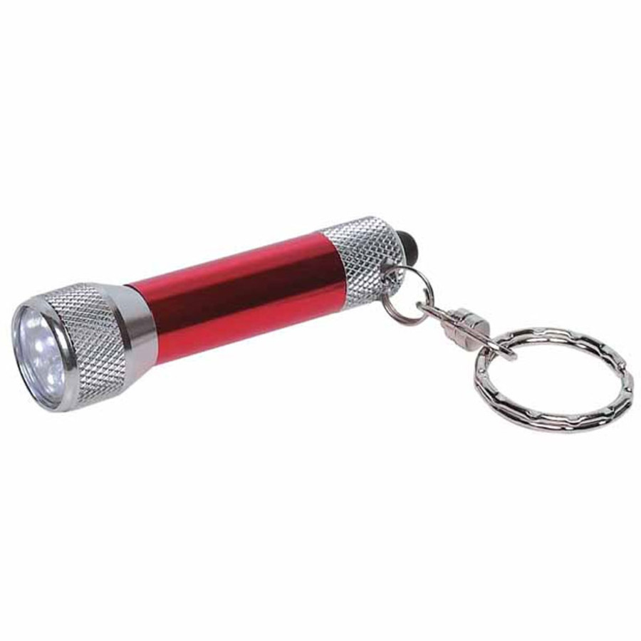 Promotional Aluminum LED Flashlight Key Chain