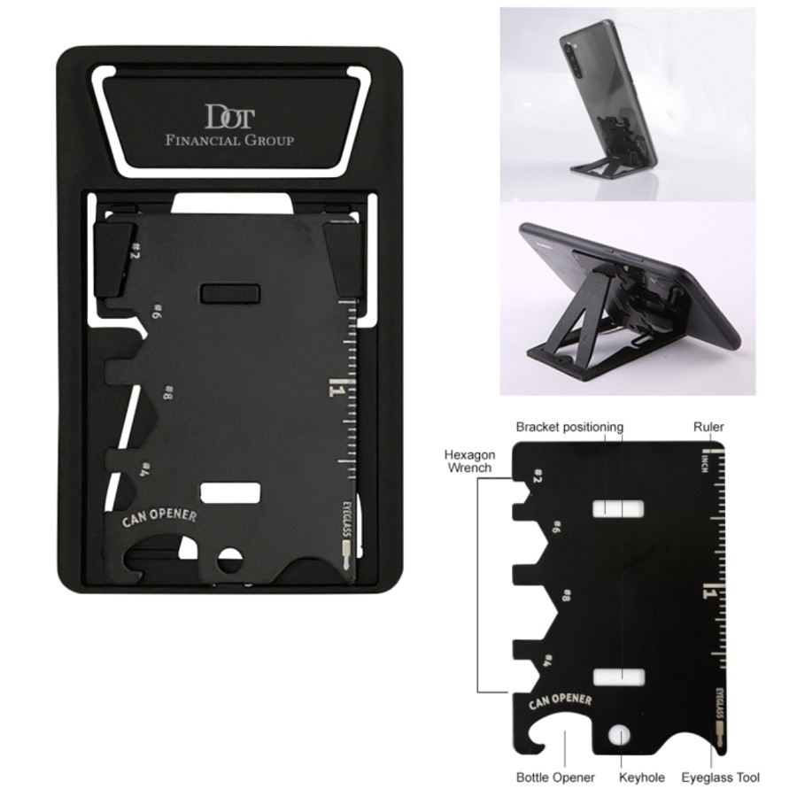 6-In-1 Multi Tool with Adjustable Phone Stand