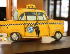 Nostalgic Taxi Wooden Robe Hooks