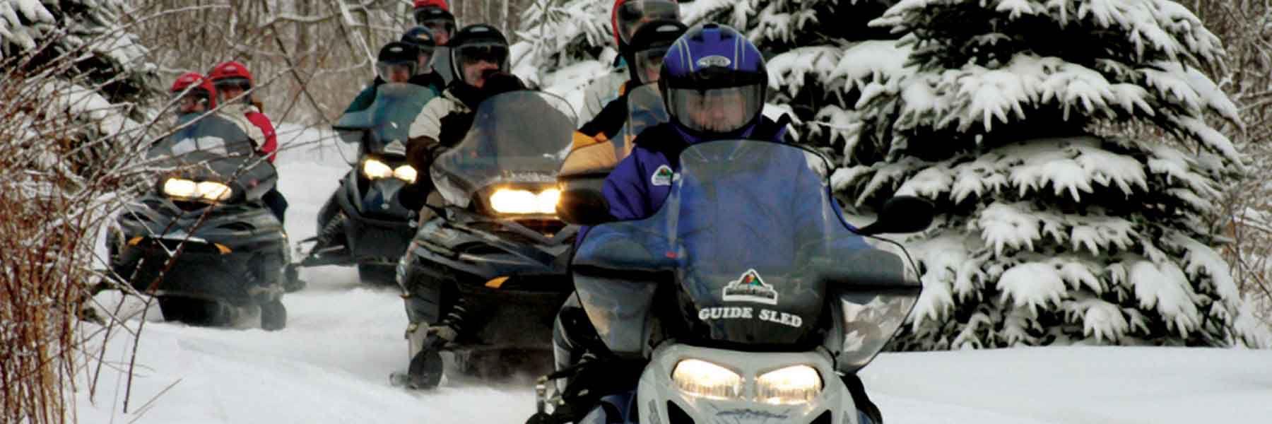 Snowmobiling