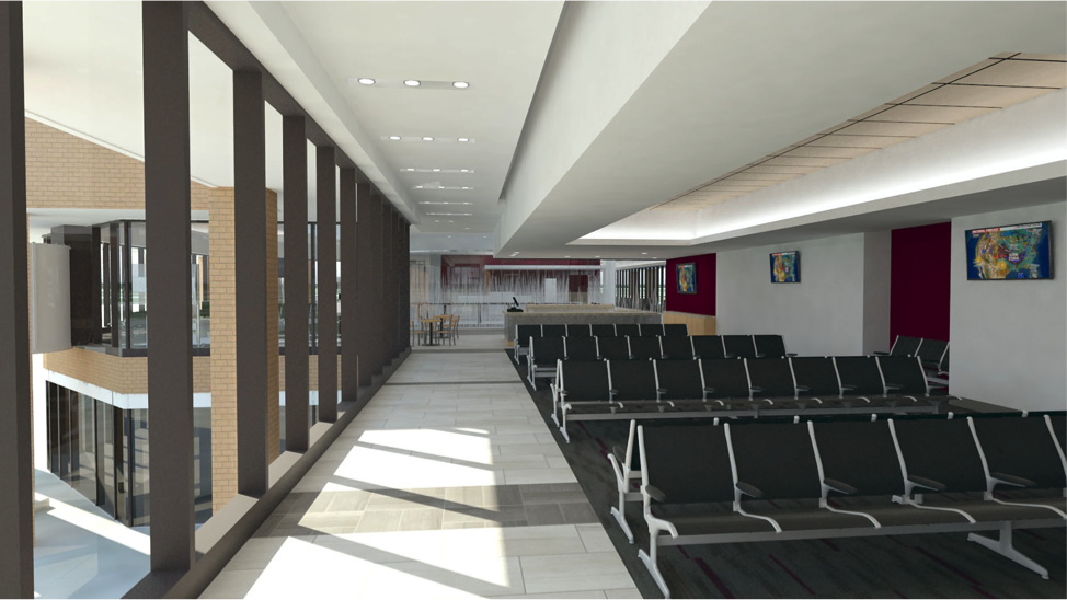 New Holding Area at Easterwood Airport