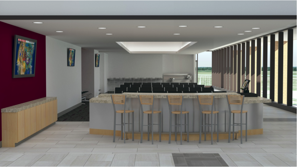 Easterwood Airport Cafe near holding area