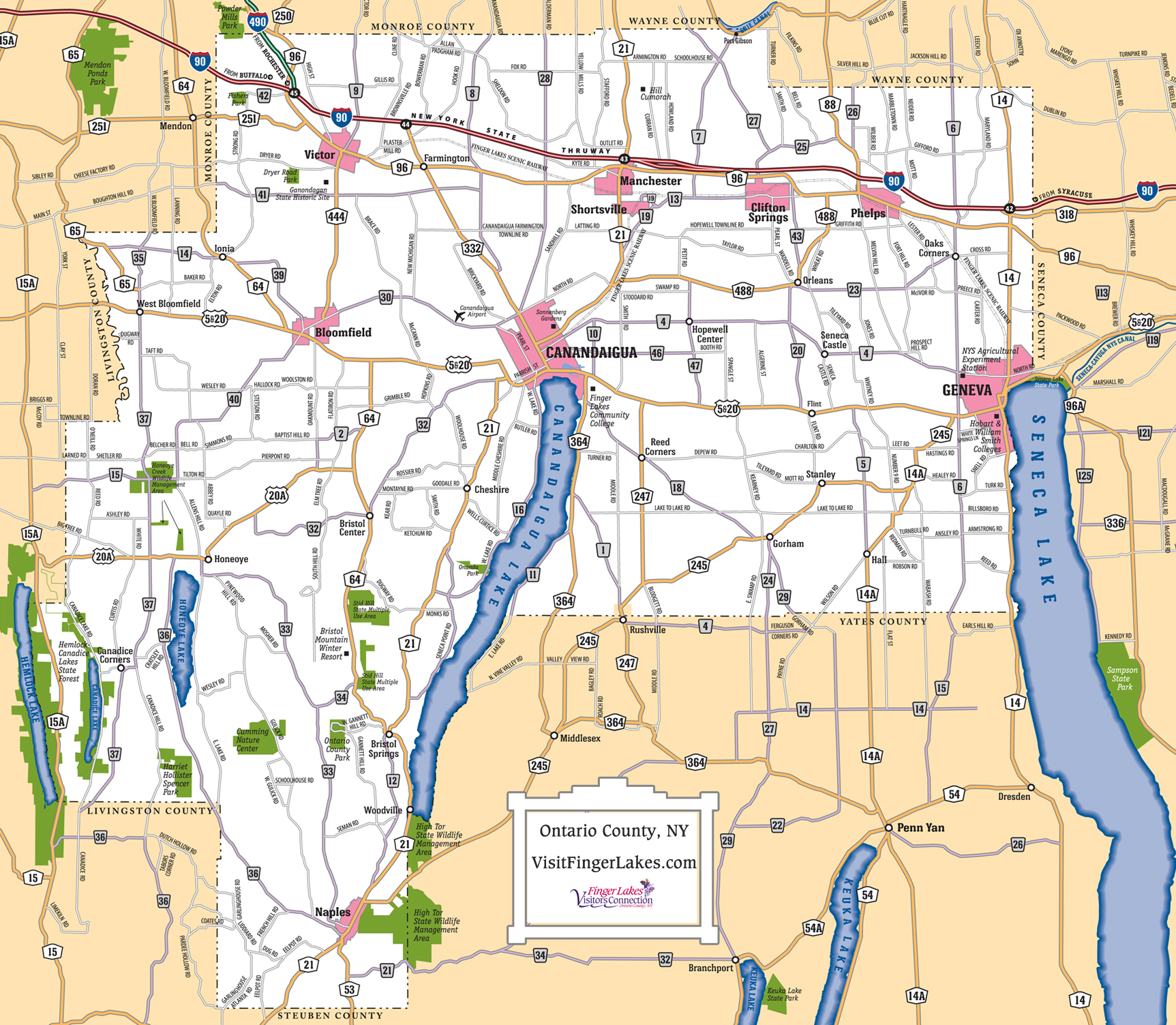 Finger Lakes Maps Finger Lakes Planning Resources