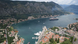 An hours hike to the top of Kotor Old Town was worth every drop of sweat for that view.