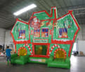 Santa's Maze Bounce House Obstacle