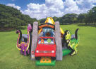 Dinosaur Land Bouncer House Combo For Rent