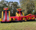 Giant Double Rush Obstacle Course