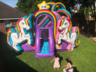 Rainbow Kids Bounce House