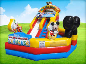 Mickey Mouse Clubhouse inflatable toddler slide