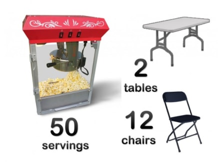 popcorn machine concession package