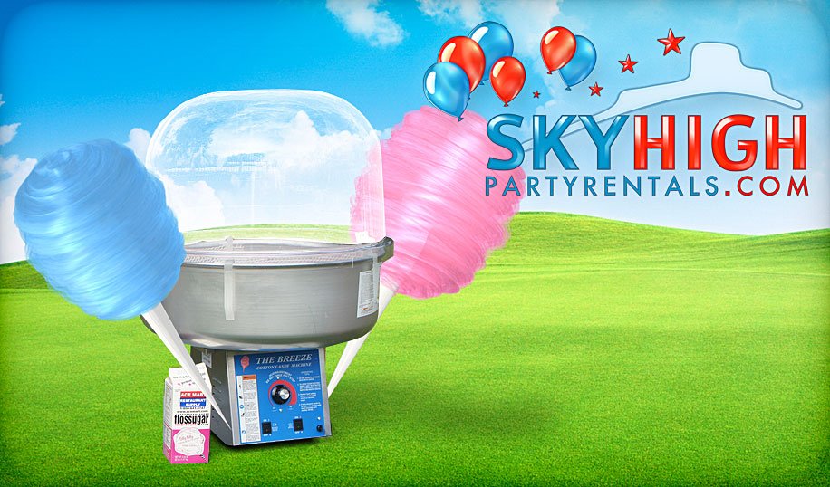 USA Cotton Candy Machine Rental Sky High Party Rentals