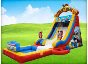 Mickey Mouse Slide (Dry/Wet) with Pool