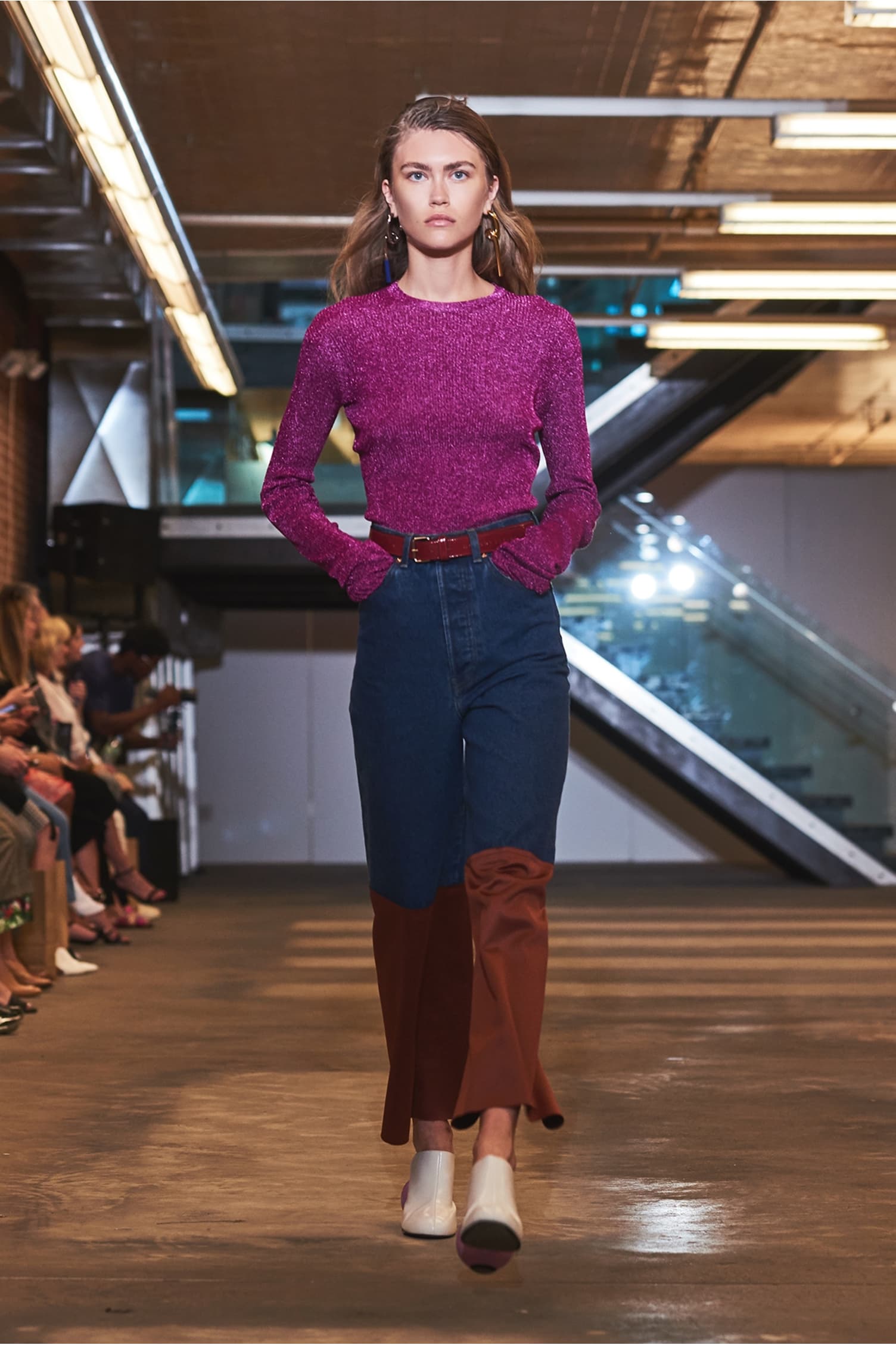 Amira Jeans Blue Brown