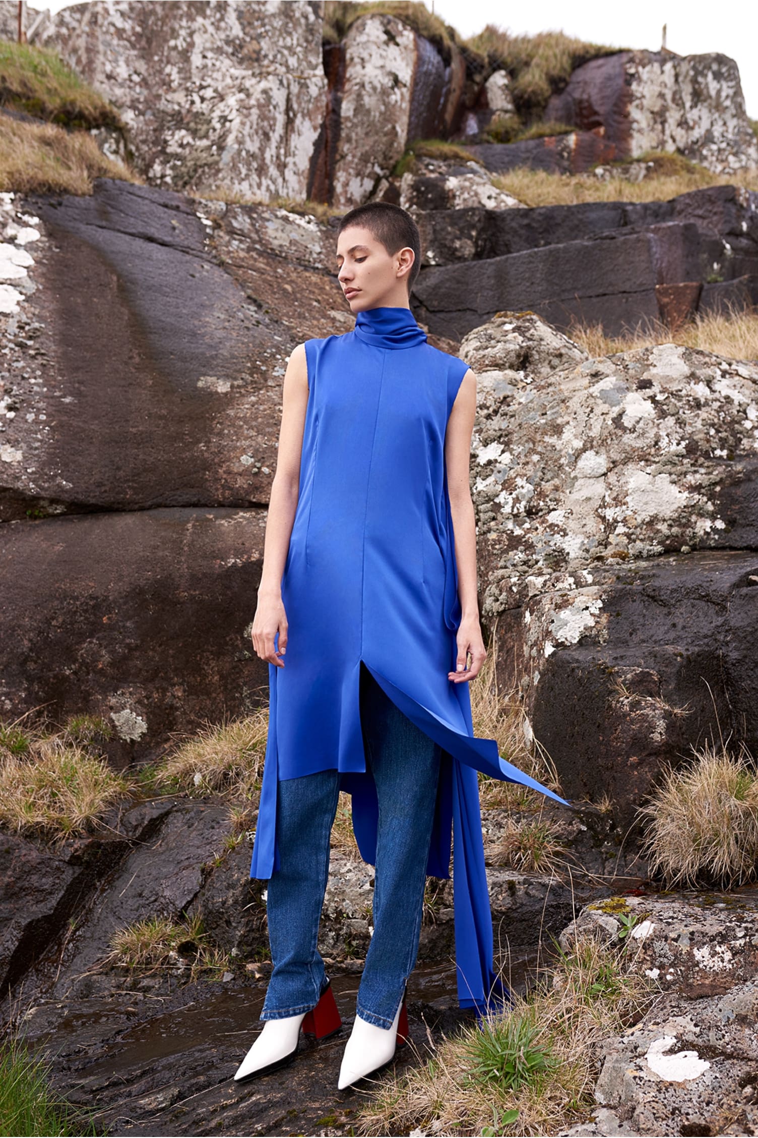 Larin Dress Blue