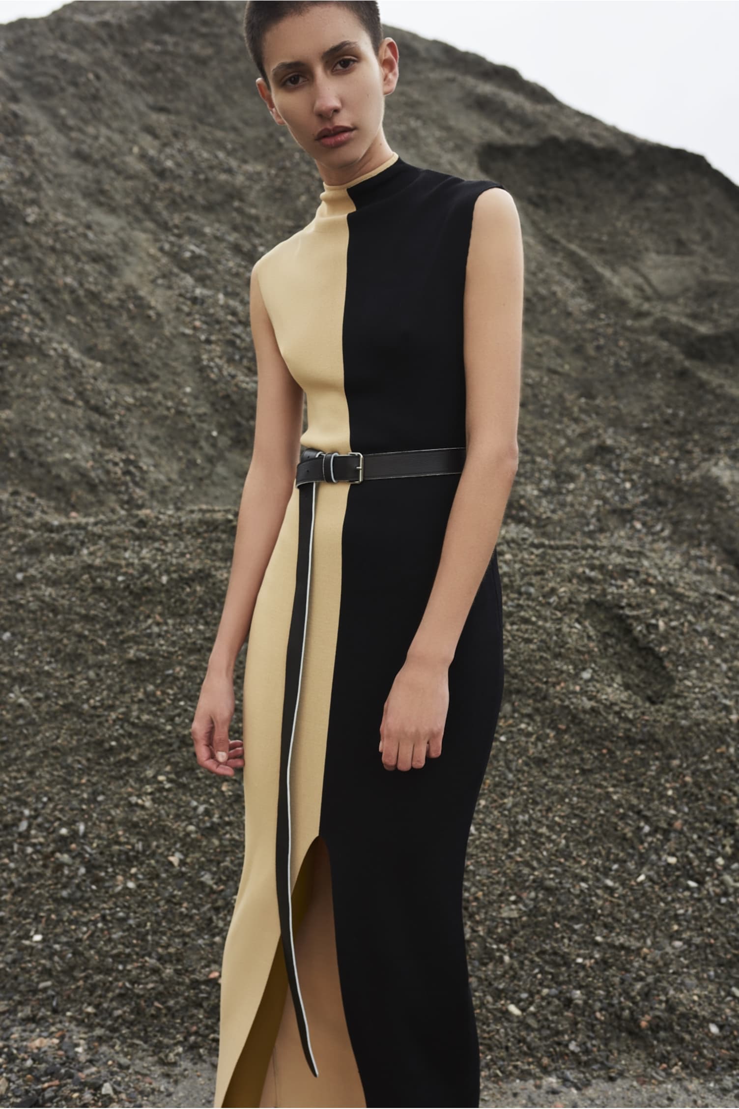 Marli Dress Bone/Black