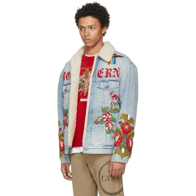 Gucci modern future best sale denim jacket